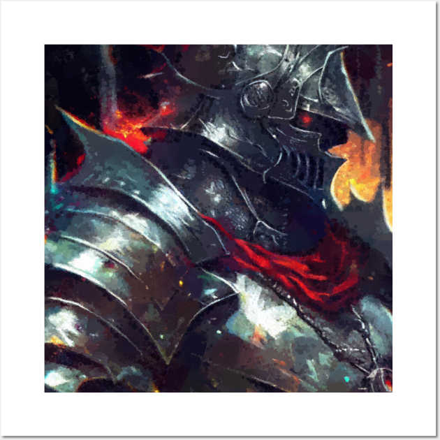 Fantasy knight Wall Art by Emai-art